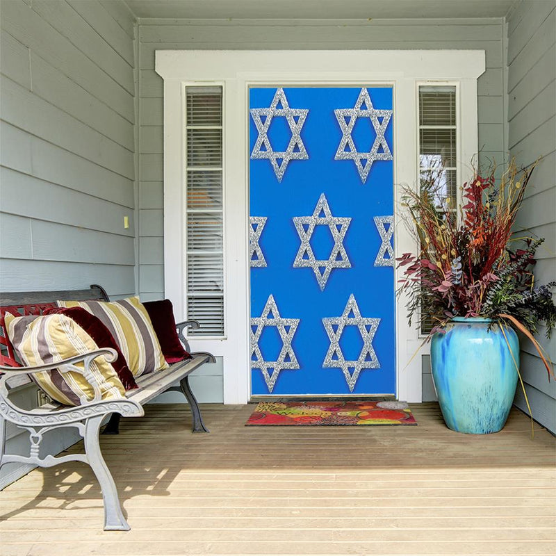 DoorFoto Door Cover Star of David