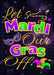 DoorFoto Door Cover Mardi Gras Party