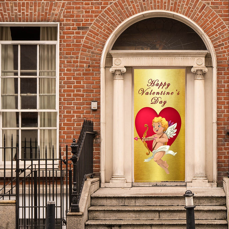 DoorFoto Door Cover Cupid With Heart