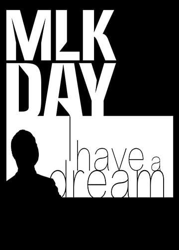 DoorFoto Door Cover MLK Day - I Have a Dream