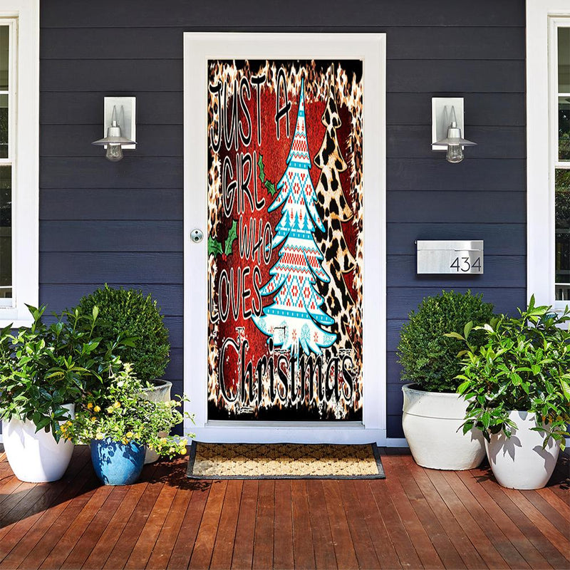 DoorFoto Door Cover Just a Girl