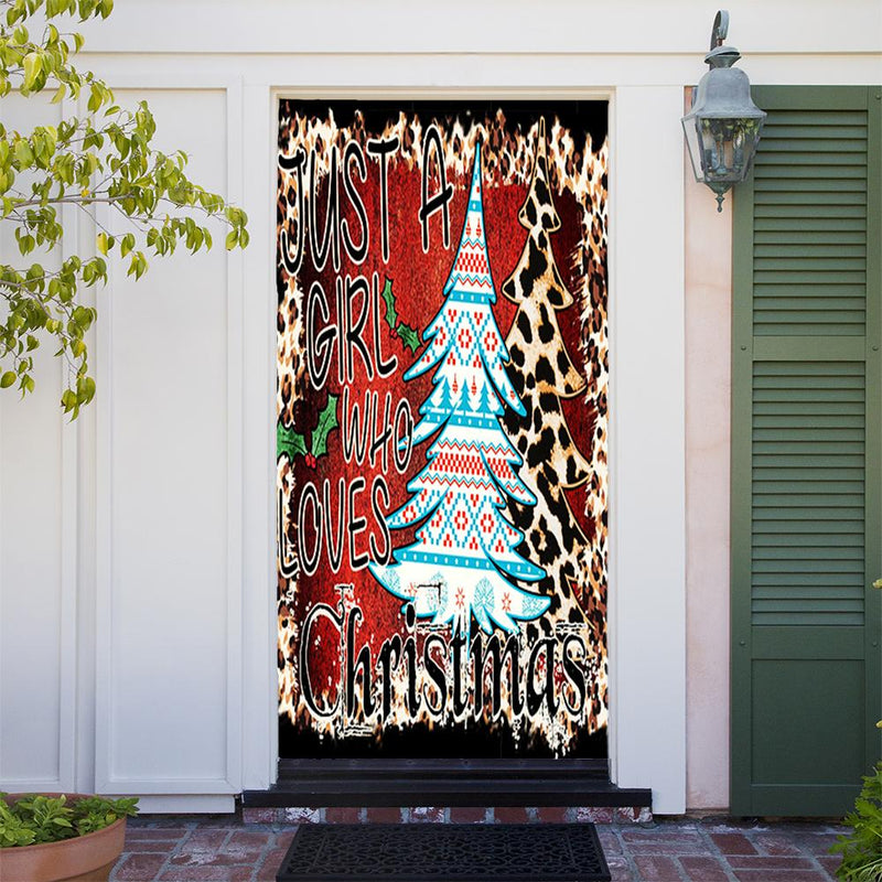 DoorFoto Door Cover Just a Girl