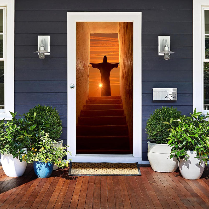 DoorFoto Door Cover Jesus Rising