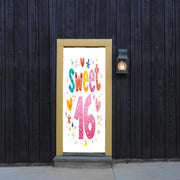 DoorFoto Door Cover Sweet 16 with Hearts