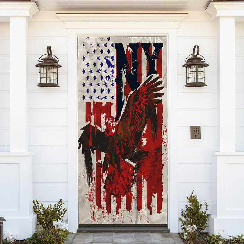 DoorFoto Door Cover American Eagle NY Door Cover
