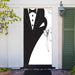 DoorFoto Door Cover Customizable - Bride and Groom Background