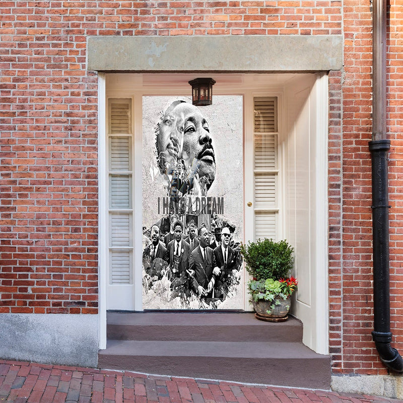 DoorFoto Door Cover MLK Art