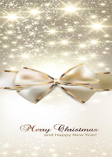 DoorFoto Door Cover Merry Christmas Golden Bow