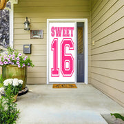 DoorFoto Door Cover Pink Sweet 16