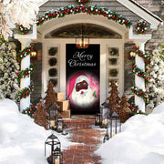 DoorFoto Door Cover Pink Xmas