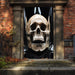 DoorFoto Door Cover Spooky Skull