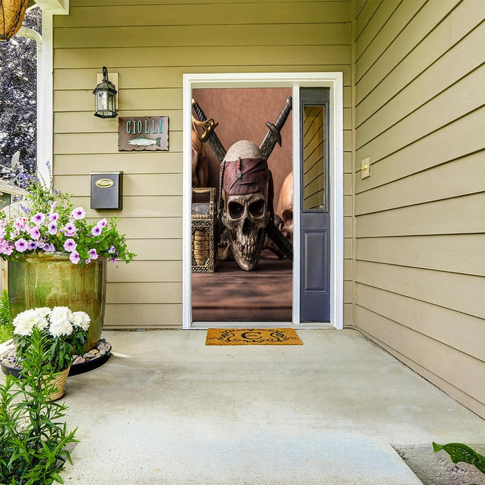 Pirate Decor  Skull and Swords Door Cover From $49.99 USD