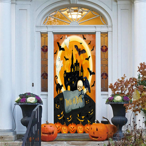 DoorFoto Door Cover Spooky Door
