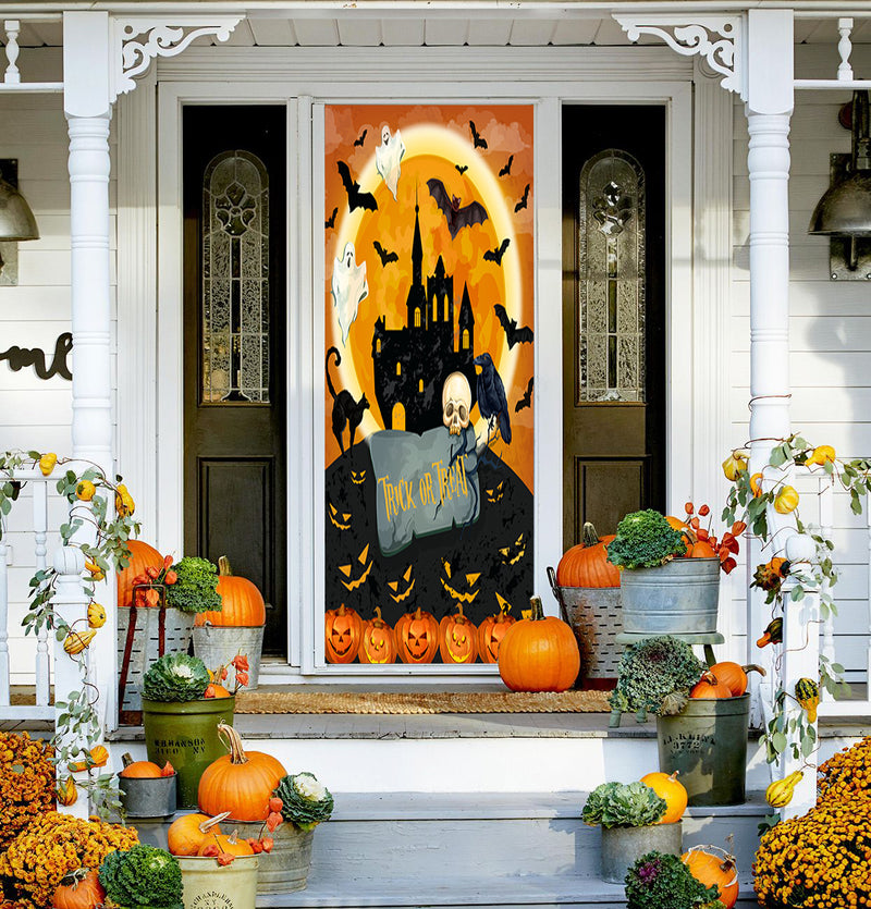 DoorFoto Door Cover Spooky Door
