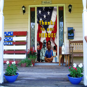 DoorFoto Door Cover First Responder Decorations
