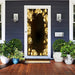 DoorFoto Customizable - Gold Roses Background