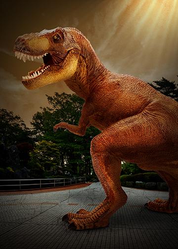 DoorFoto Door Cover T-Rex Dinosaur Theme