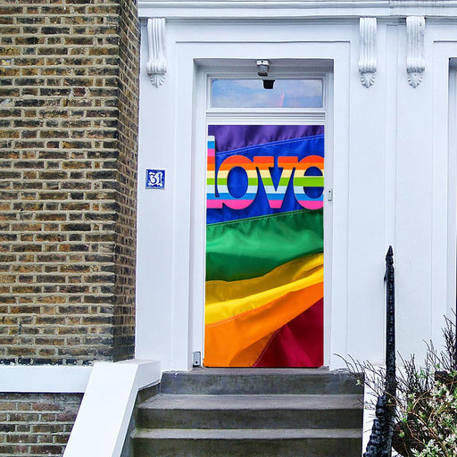 DoorFoto Door Cover Rainbow Gay Pride Flag