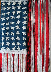 DoorFoto Door Cover Handcrafted American Flag
