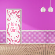 DoorFoto Door Cover It's a Girl Sign