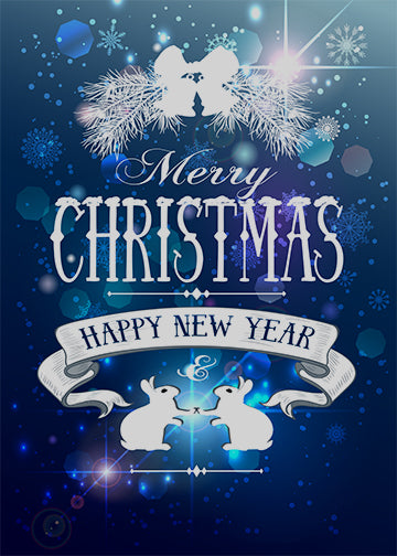 DoorFoto Door Cover Christmas Banner