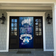 DoorFoto Door Cover Christmas Banner