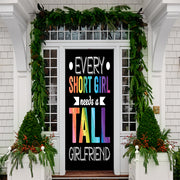 DoorFoto Door Cover Short Girls