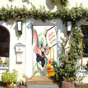DoorFoto Door Cover Vintage Happy Easter