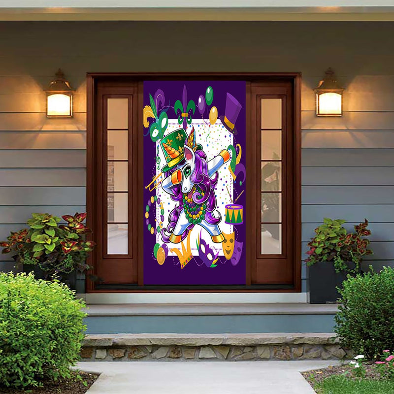 DoorFoto Door Cover Unicorn Dabb