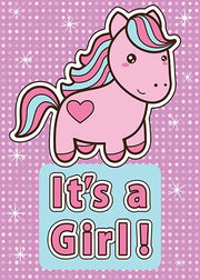 DoorFoto Door Cover It's a Girl Pony
