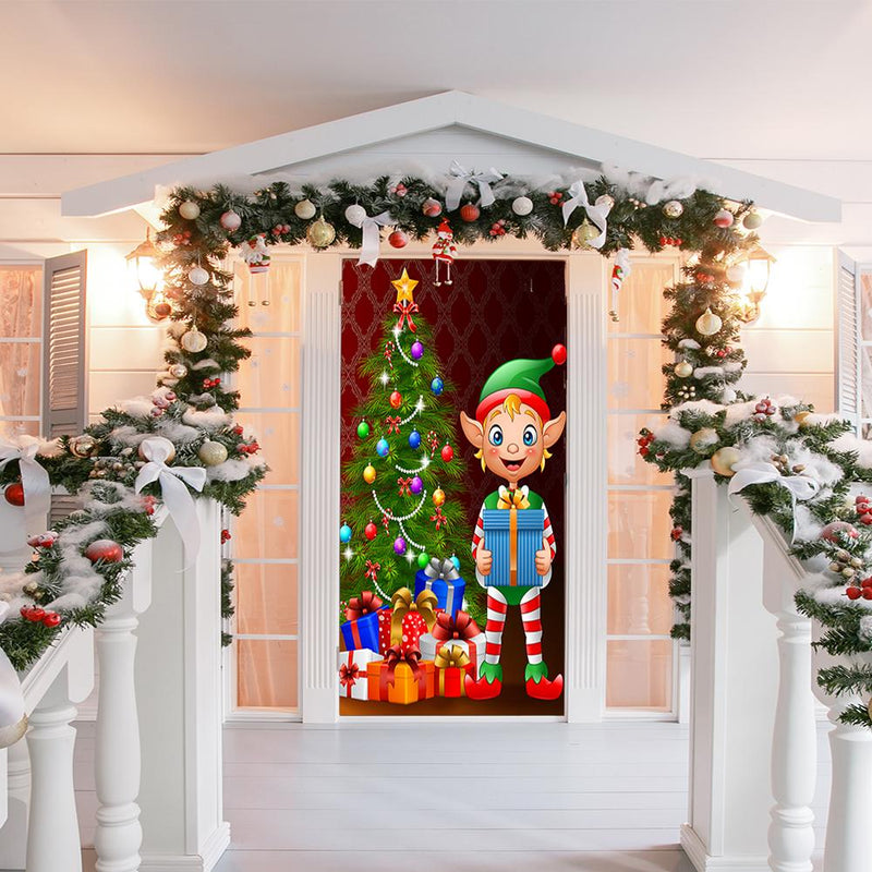 DoorFoto Door Cover Elf Door Cover