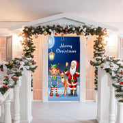 DoorFoto Door Cover Santa and Friends