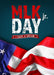 DoorFoto Door Cover MLK Day - American Flag