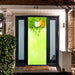 DoorFoto Door Cover Customizable - Irish Flag with Clovers