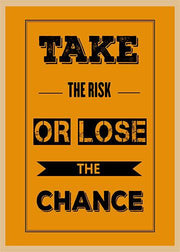 DoorFoto Door Cover Take The Risk