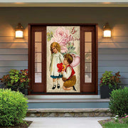 DoorFoto Door Cover Kneeling Heart