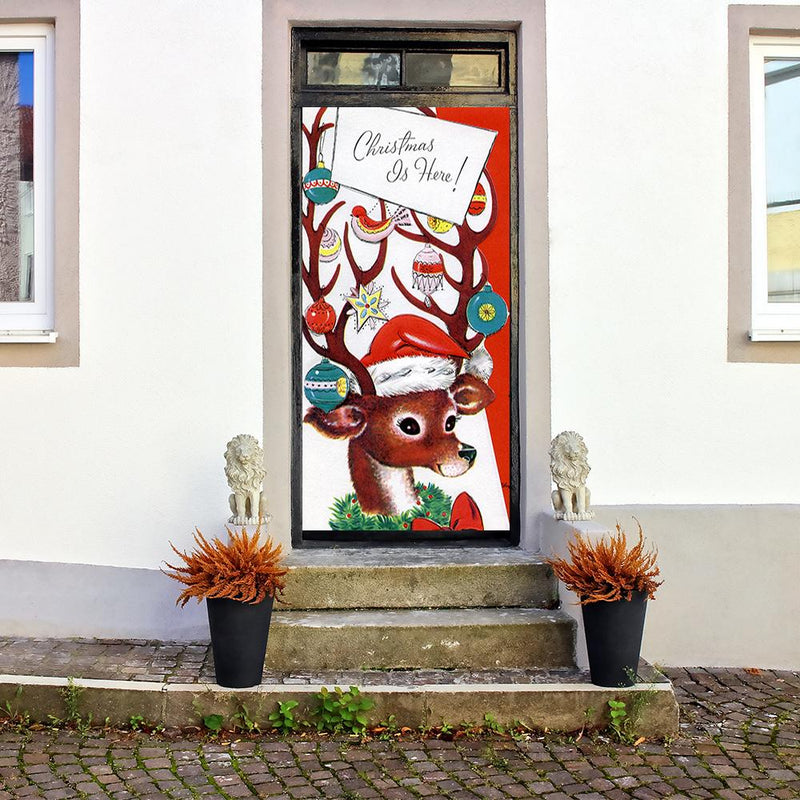 DoorFoto Door Cover Christmas Is Here