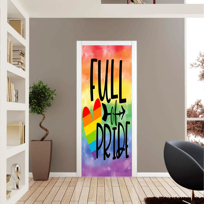 DoorFoto Door Cover Full of Pride