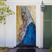 DoorFoto Door Cover Mosaic of Virgin Mary