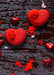 DoorFoto Door Cover Chocolate Hearts