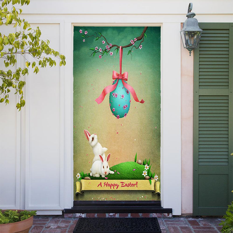 DoorFoto Door Cover Vintage Easter