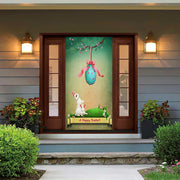 DoorFoto Door Cover Vintage Easter