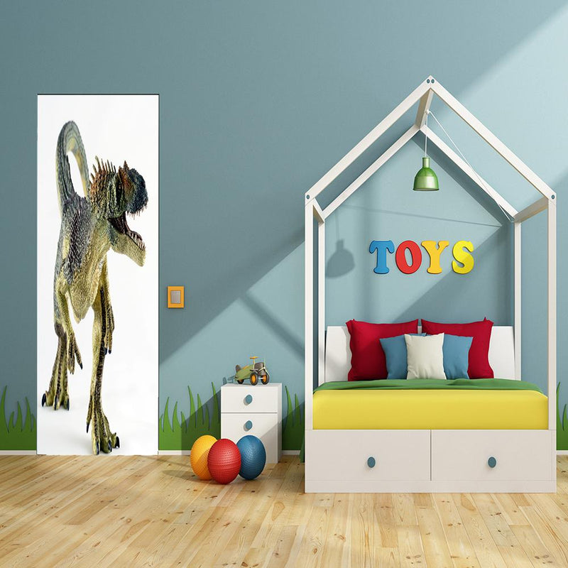 DoorFoto Door Cover Allosaurus Dinosaur Decor