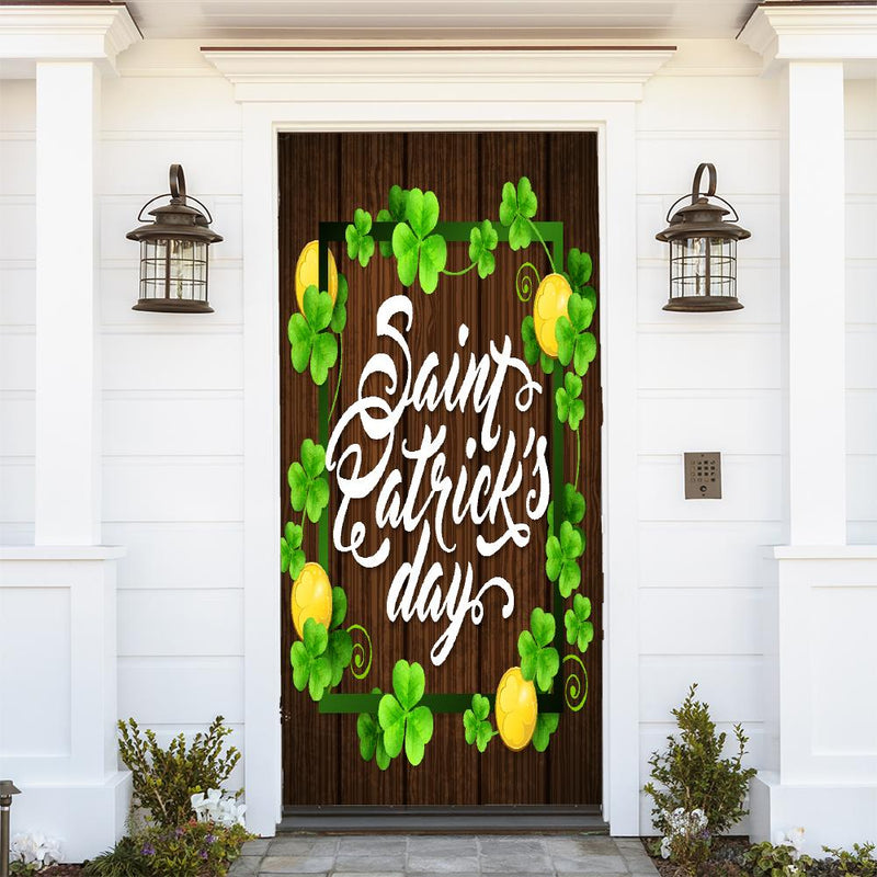 DoorFoto Door Cover St. Patrick's Day Decorations