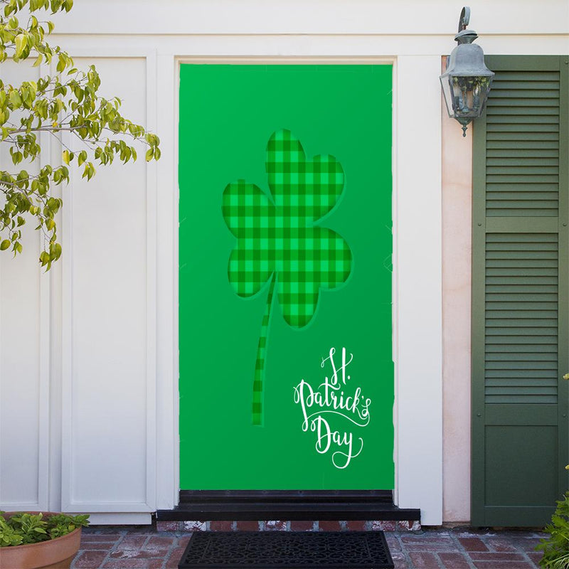 DoorFoto Door Cover Shamrock Home Decor