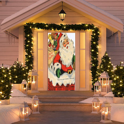 DoorFoto Door Cover Christmas Night