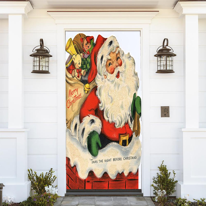 DoorFoto Door Cover Christmas Night