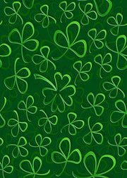DoorFoto Door Cover Shamrock Decorations