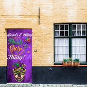 DoorFoto Door Cover Beads and Bling