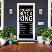 DoorFoto Door Cover Black King